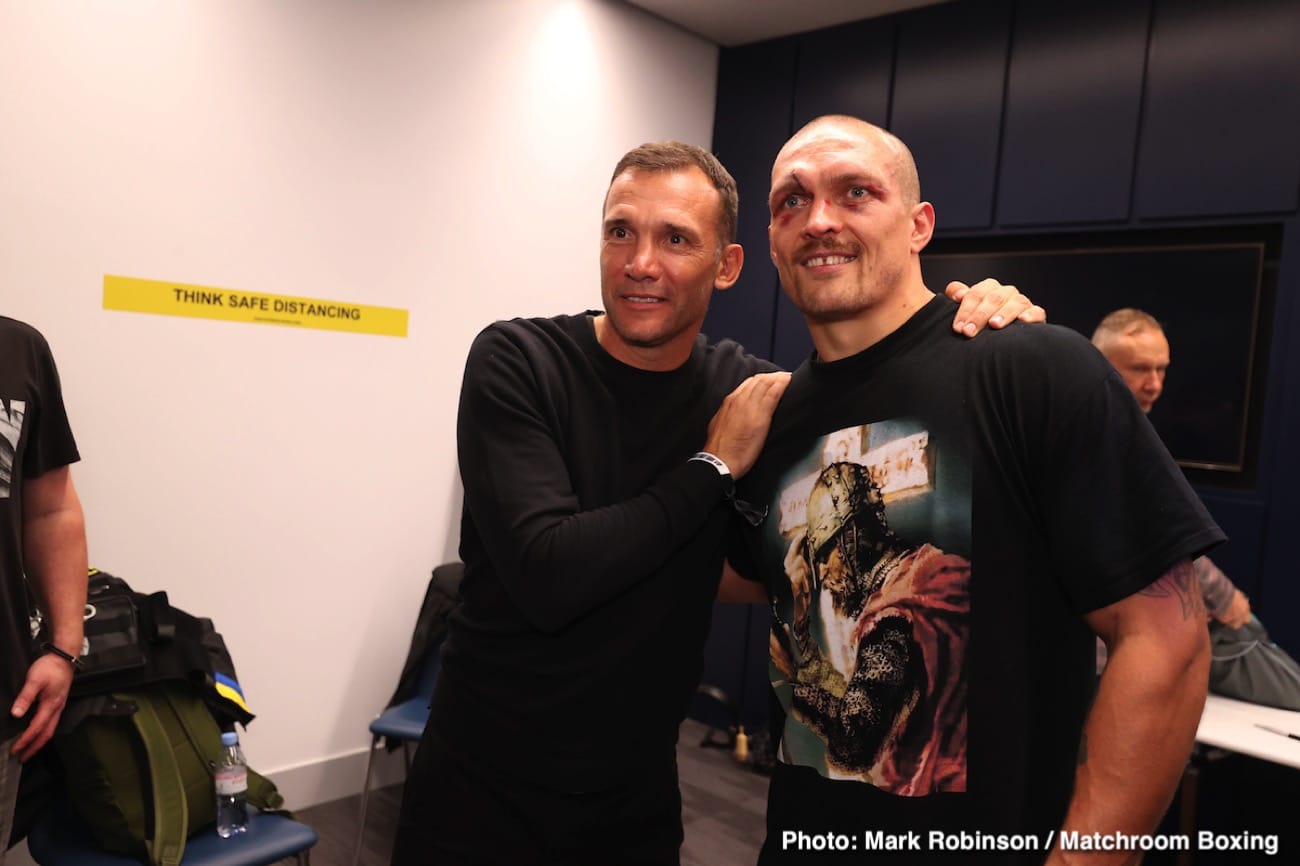 Alexander Usyk, Anthony Joshua boxing photo and news image