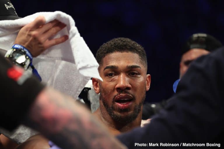 Image: Anthony Joshua: 'I'll fight Tyson Fury and Wilder without the belts'