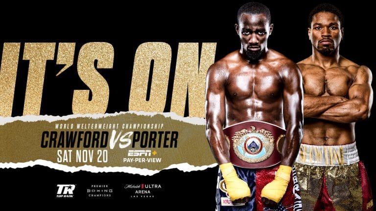 Image: Terence Crawford vs. Shawn Porter live on Sky Sports in UK, not PPV