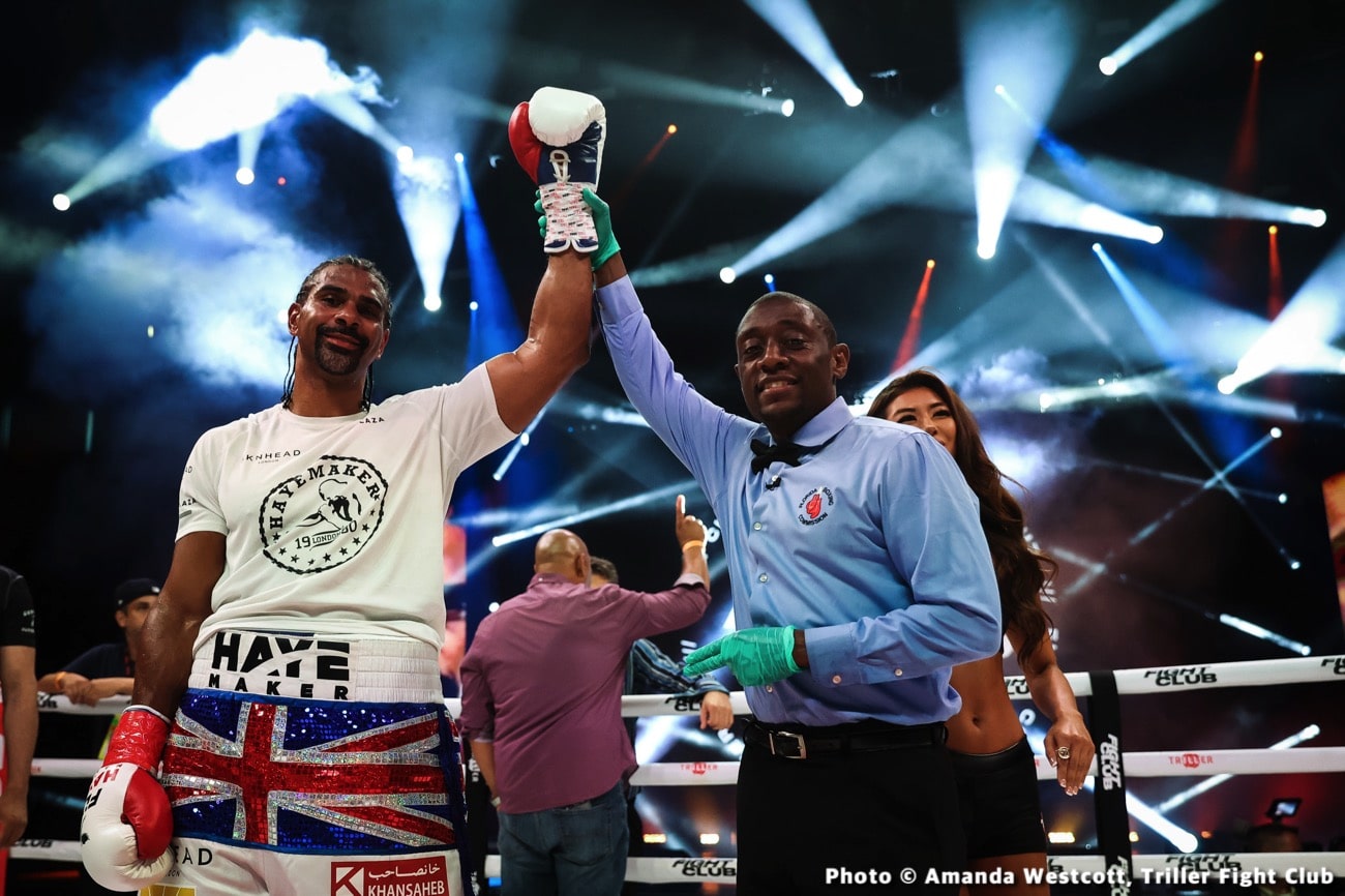 Image: David Haye: I'll only come back for Tyson Fury fight