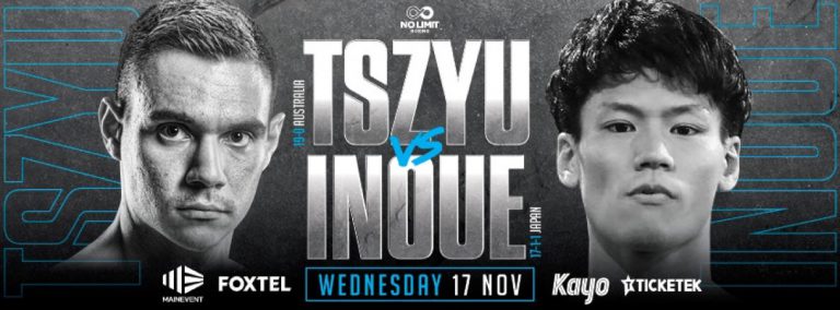Image: Tim Tszyu faces Takeshi Inoue on November 17th in stay-busy fight