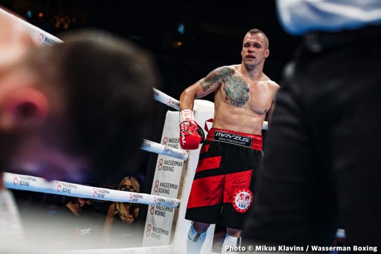 Image: Boxing Results: Mairis Briedis Defends World Titles With TKO Win Over Mann