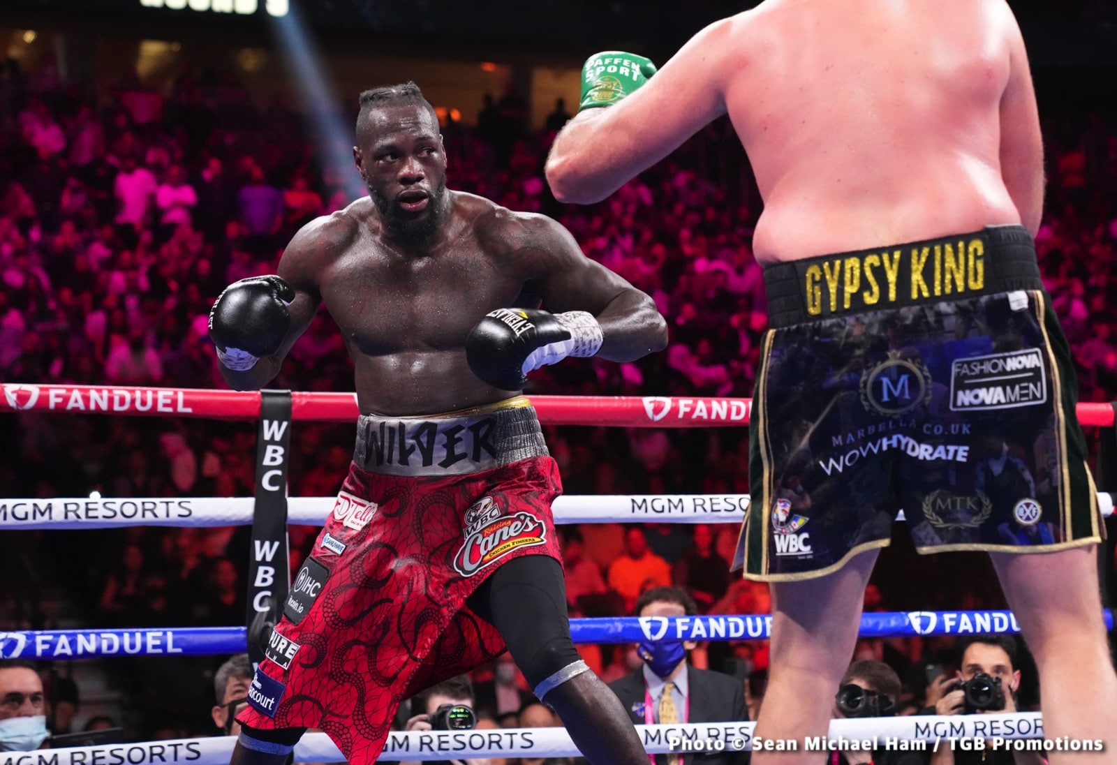 Image: David Haye: Deontay Wilder stayed on the battlefield until he ran out of bullets