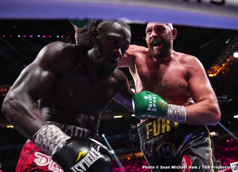 Image: Deontay Wilder: 'Fury came to lean on me, rough me up'