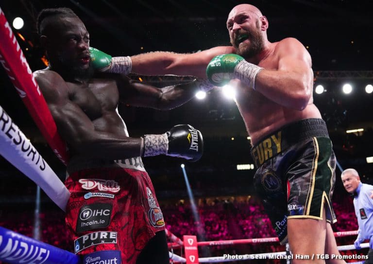 Image: Tyson Fury on Dillian Whyte beating him: "NEVER"