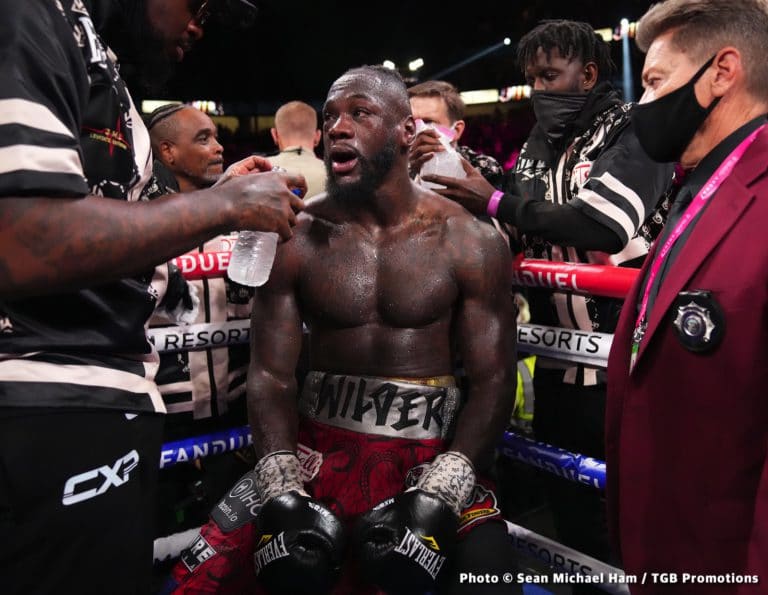 Image: Deontay Wilder to likely continue career says trainer Malik Scott