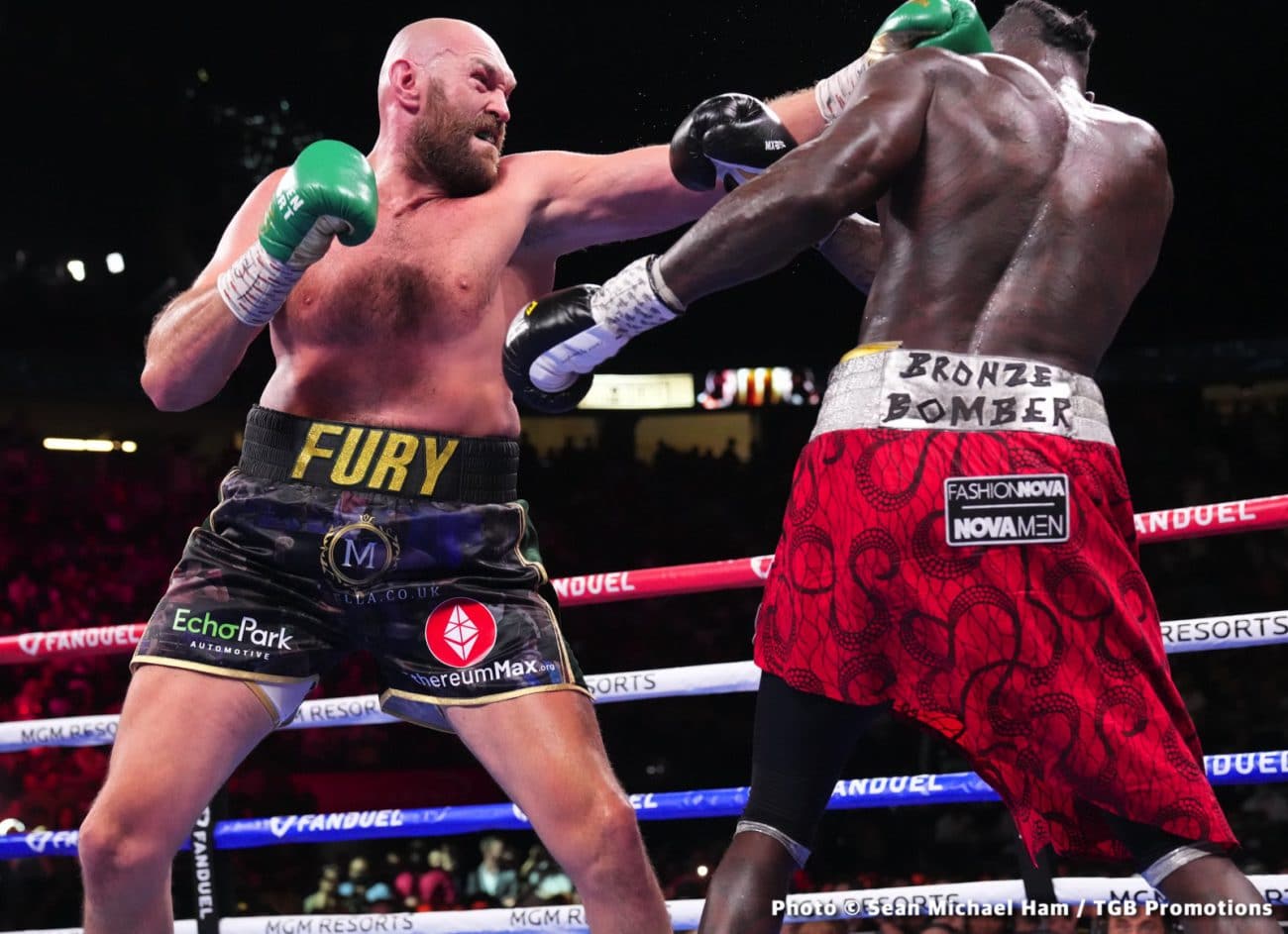 Tyson Fury, Mike Tyson boxing photo and news image