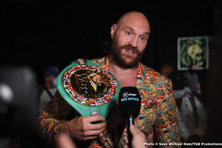 Image: Tyson Fury not interested in Dillian Whyte being his WBC mandatory