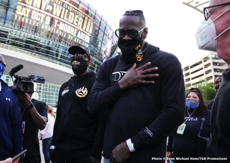 Image: Jeff Mayweather says Deontay Wilder must stay outside against Tyson Fury to win