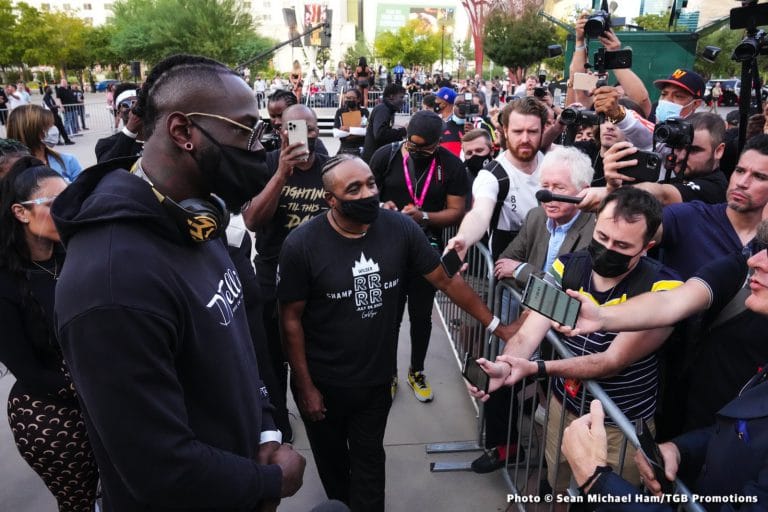 Image: Wilder says he'll get "Dirtier" if Fury starts fouling tonight