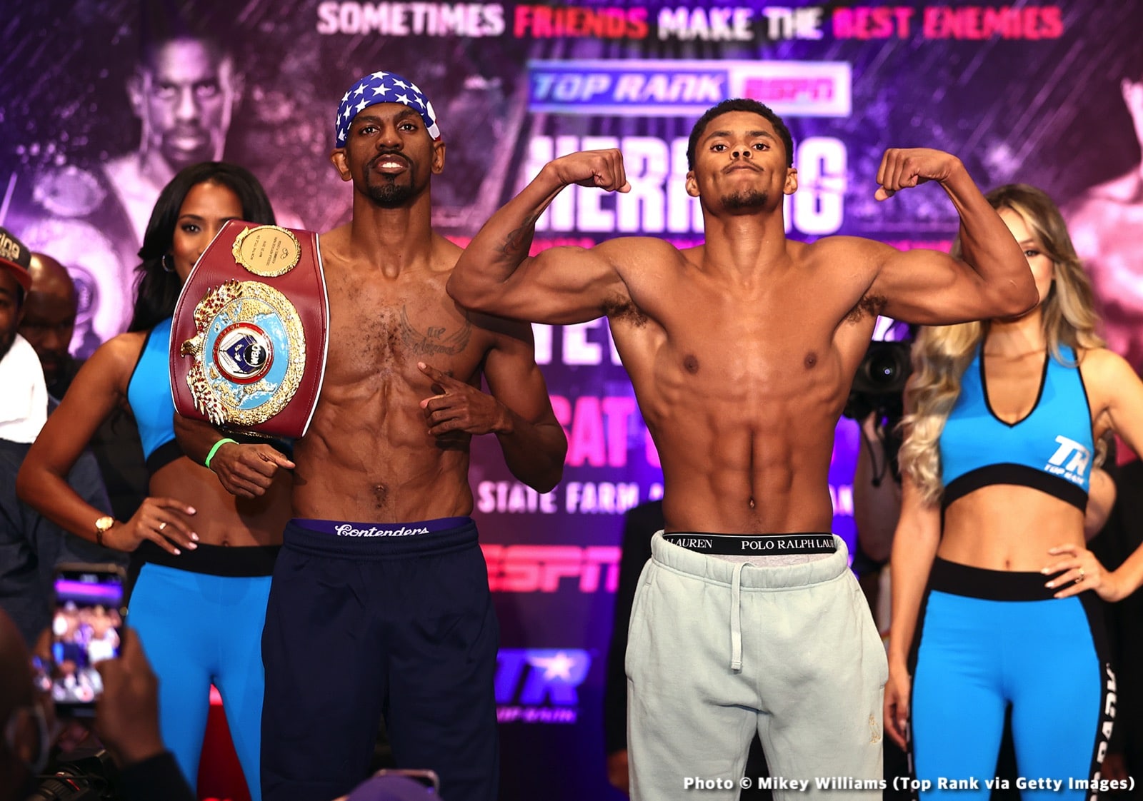 LIVE Herring, Stevenson ESPN+ Weigh In Live Stream