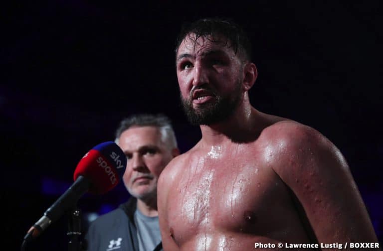 Image: Hughie Fury says he'd "blitz" Anthony Joshua, "wouldn't stand a chance"