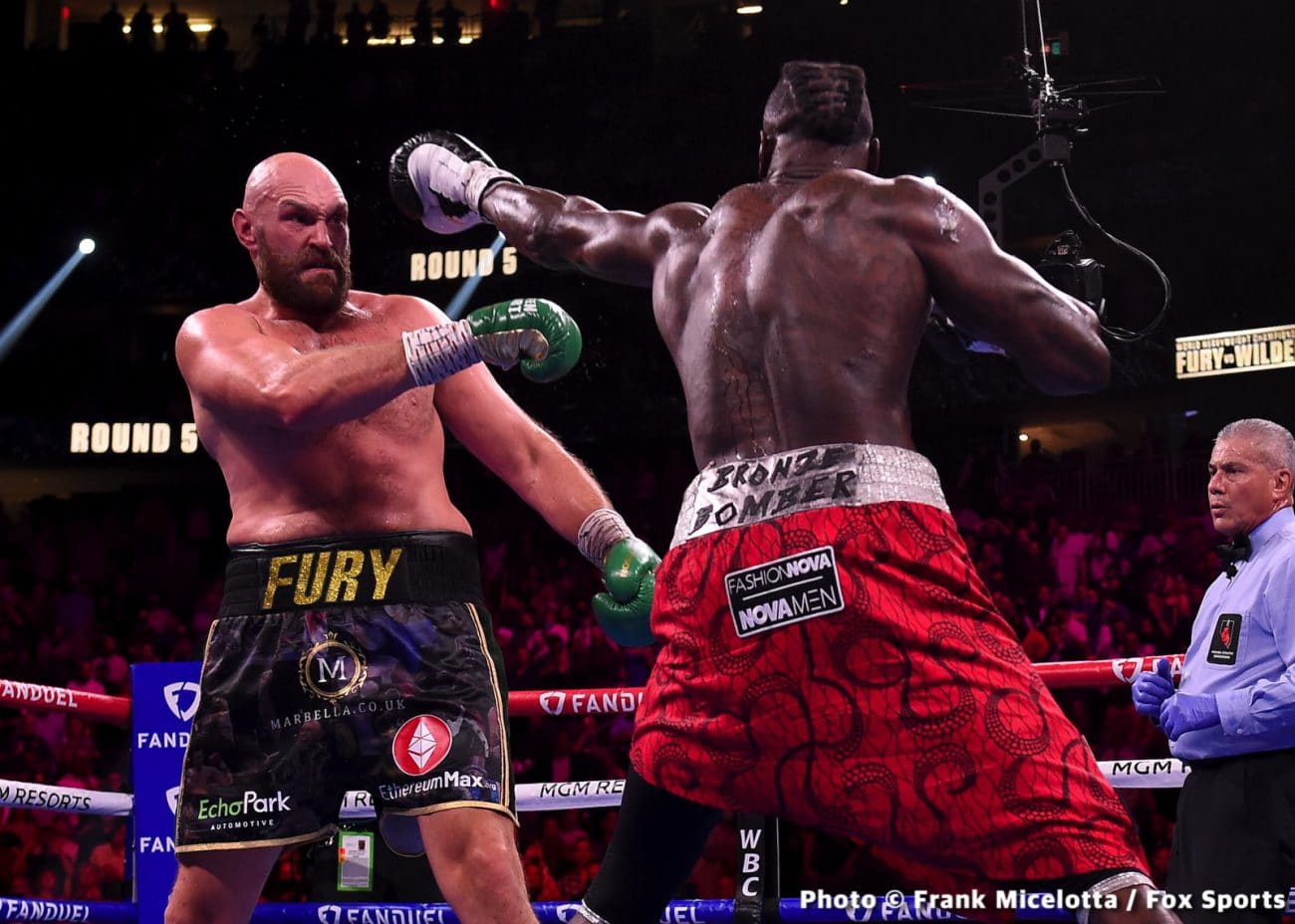 Image: Fury vs. Wilder 3 - live results