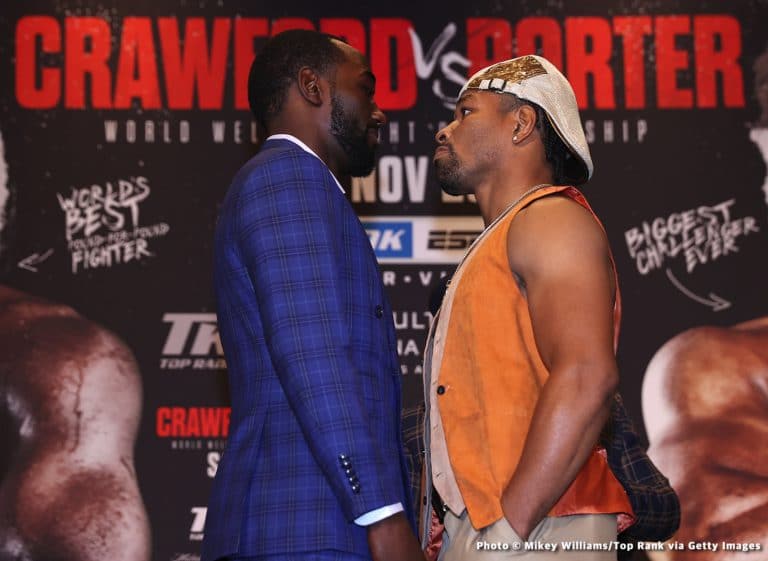 Image: Crawford vs. Porter - press conference photos & quotes