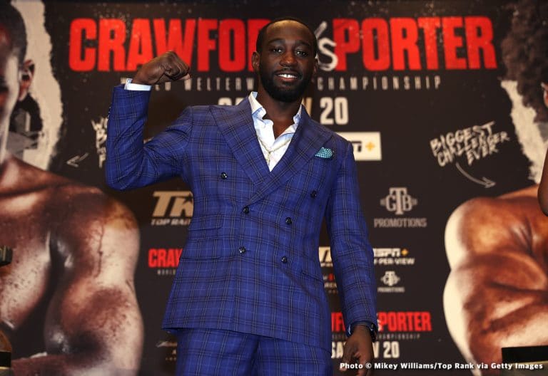 Image: Terence 'Bud' Crawford believes he's levels above Errol Spence