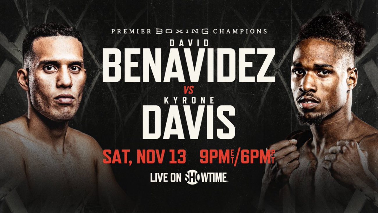 Image: Benavidez vs. Davis this Saturday on Showtime