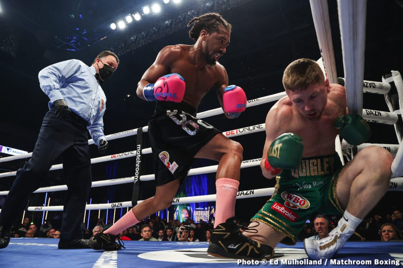 Image: Demetrius Andrade To Defend His WBO Title Against Janibek Alimkhanuly Next