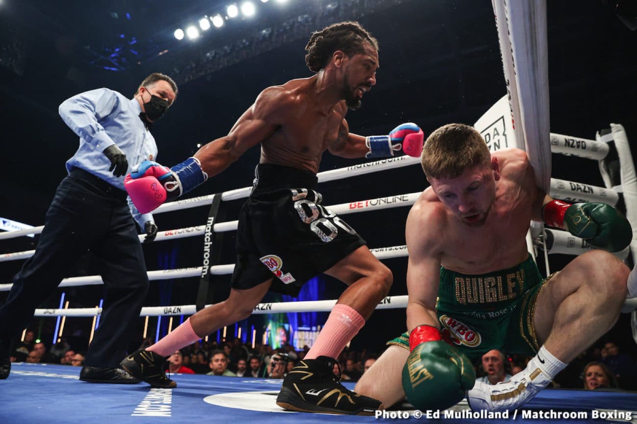 Image: Demetrius Andrade shouldn't have to face Zhanibek Alimkhanuly yet says Eddie Hearn
