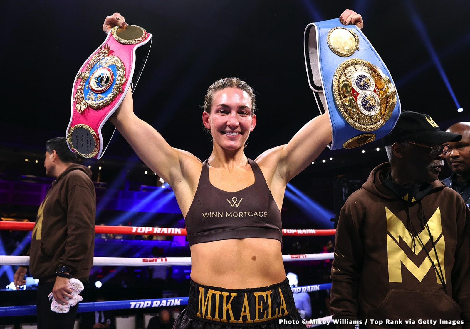 Image: LIVE: Mikaela Mayer vs. Han ESPN / FITE TV Stream This Saturday