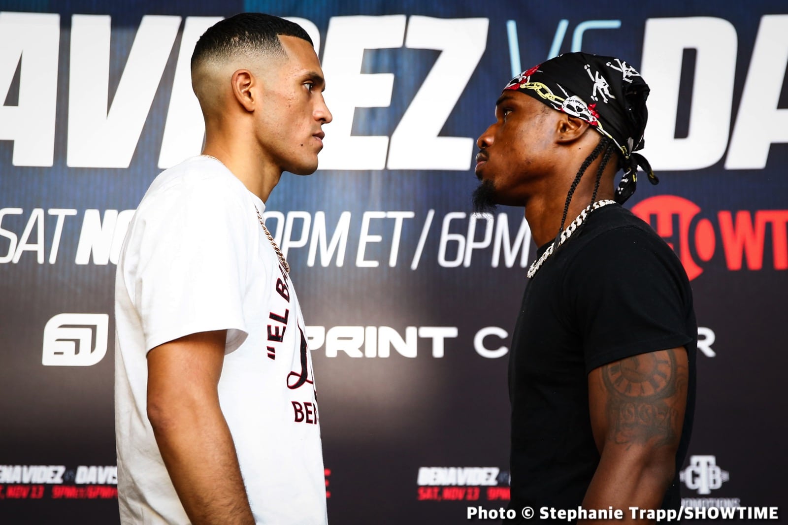 Image: David Benavidez vs. Kyrone Davis - final Showtime press quotes & photos