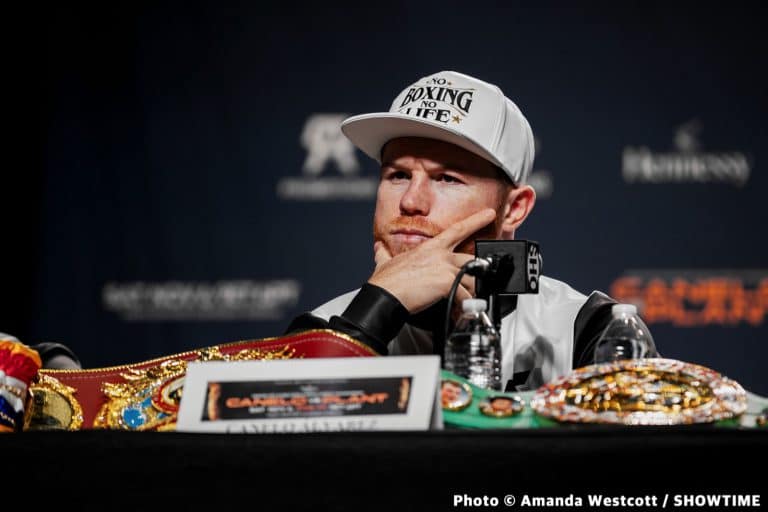 Image: Canelo reacts to Andre Ward predicting Plant victory