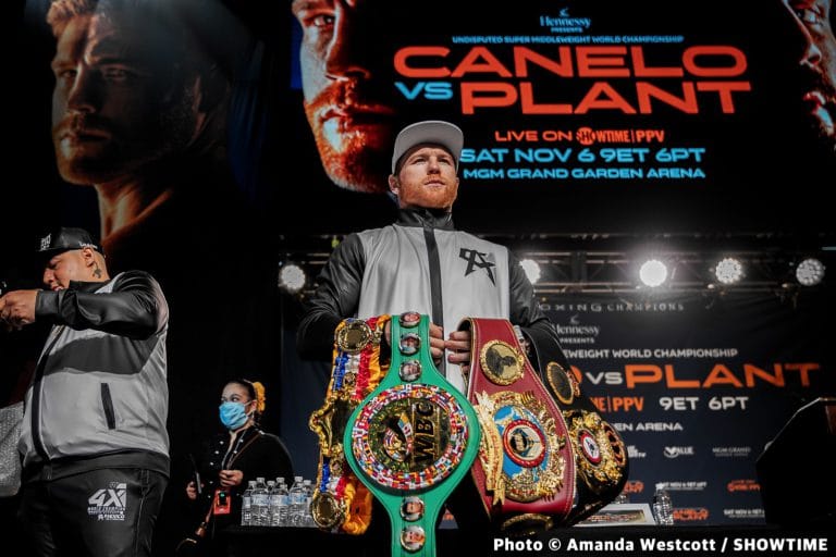 Image: Canelo Alvarez vs. Caleb Plant - final press conference quotes & photos