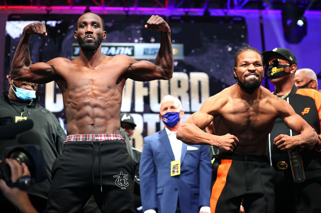 Image: Terence Crawford 146.4 vs. Shawn Porter 146.6 - weigh-in results