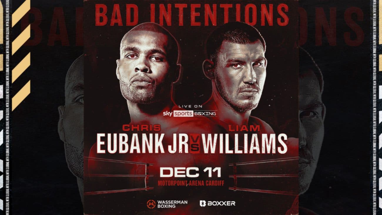 Image: Liam Williams injured, fight with Chris Eubank Jr. off for Dec.11th