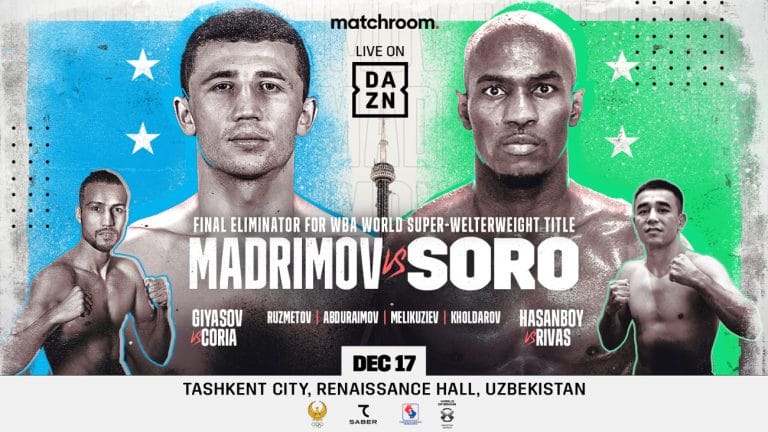 Image: Madrimov vs. Soro on Dec.17th, LIVE on DAZN at 10 am ET