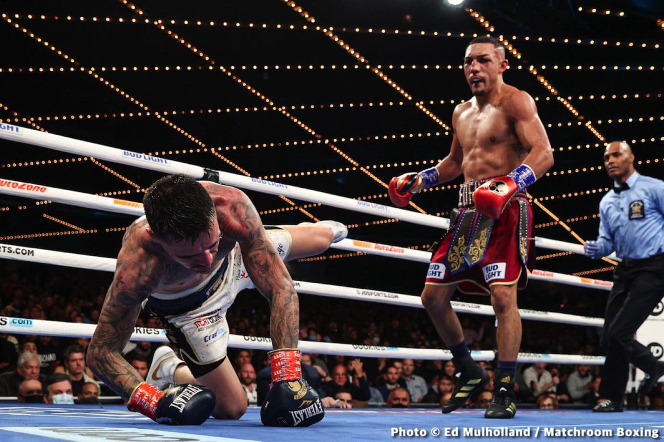 Josh Taylor, Teofimo Lopez boxing photo
