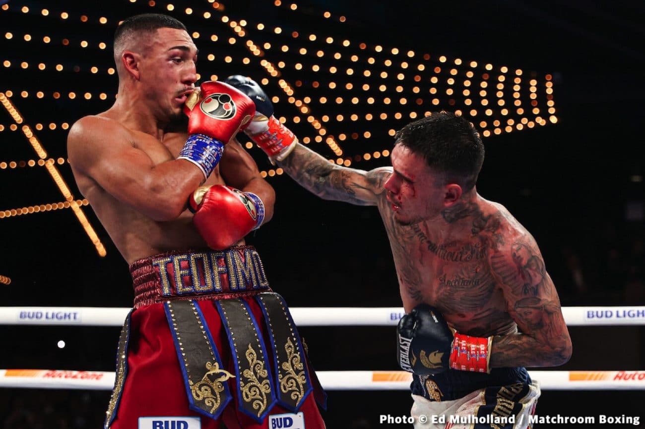 Image: George Kambosos Jr. offers Teofimo rematch in Australia in front of 80,000 fans