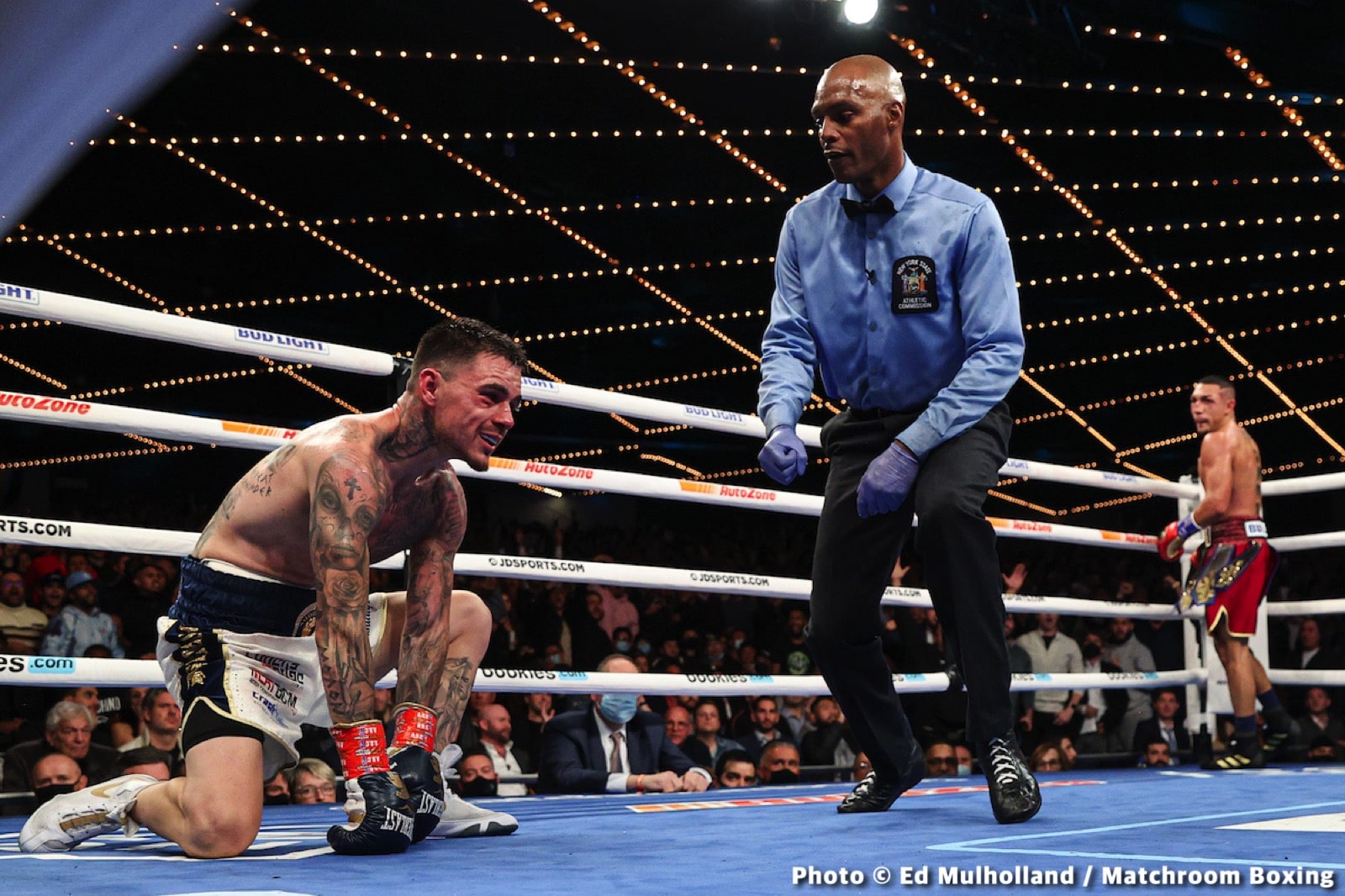 Image: Gervonta Davis tells George Kambosos he doesn't want his belts, he'll 'whoop him for free'