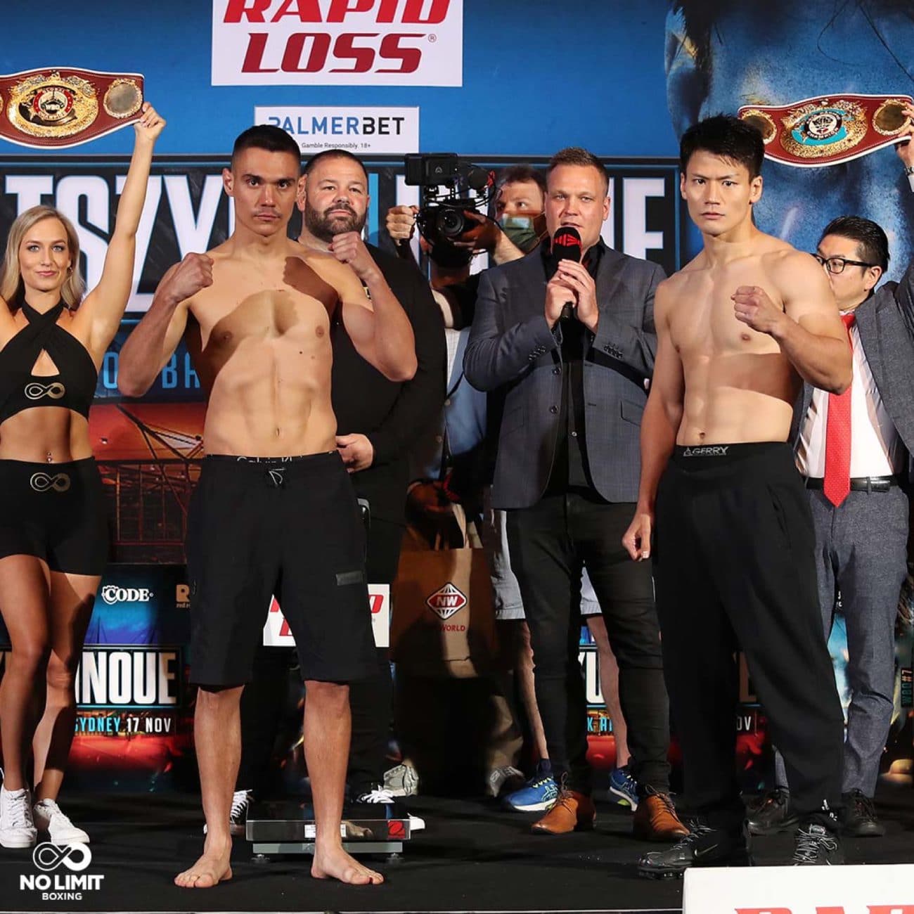 Image: Tszyu vs. Inoue: Weigh In Results from Sydney