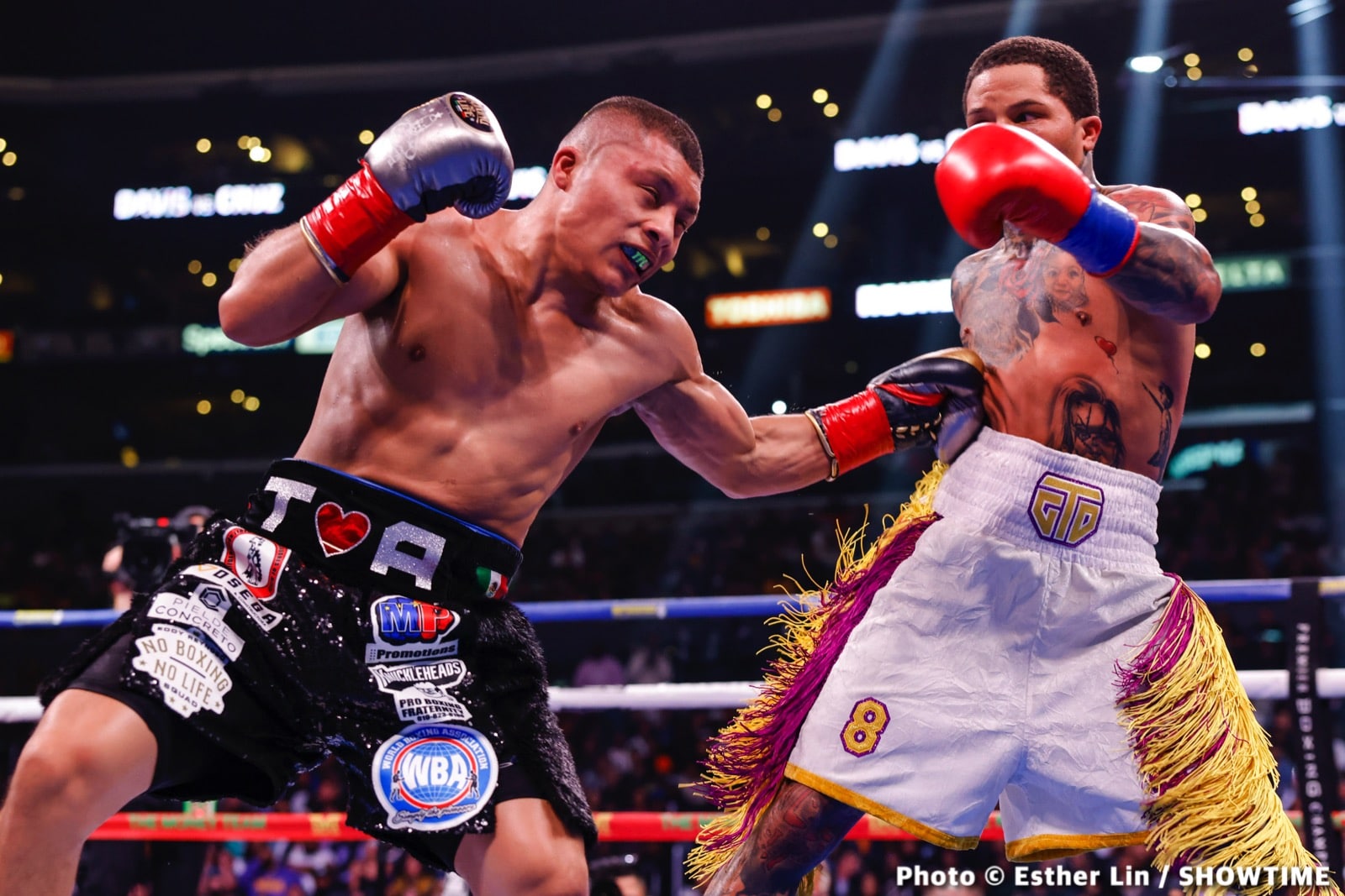 Joseph Diaz Jr, Oscar De La Hoya, Ryan Garcia boxing photo and news image
