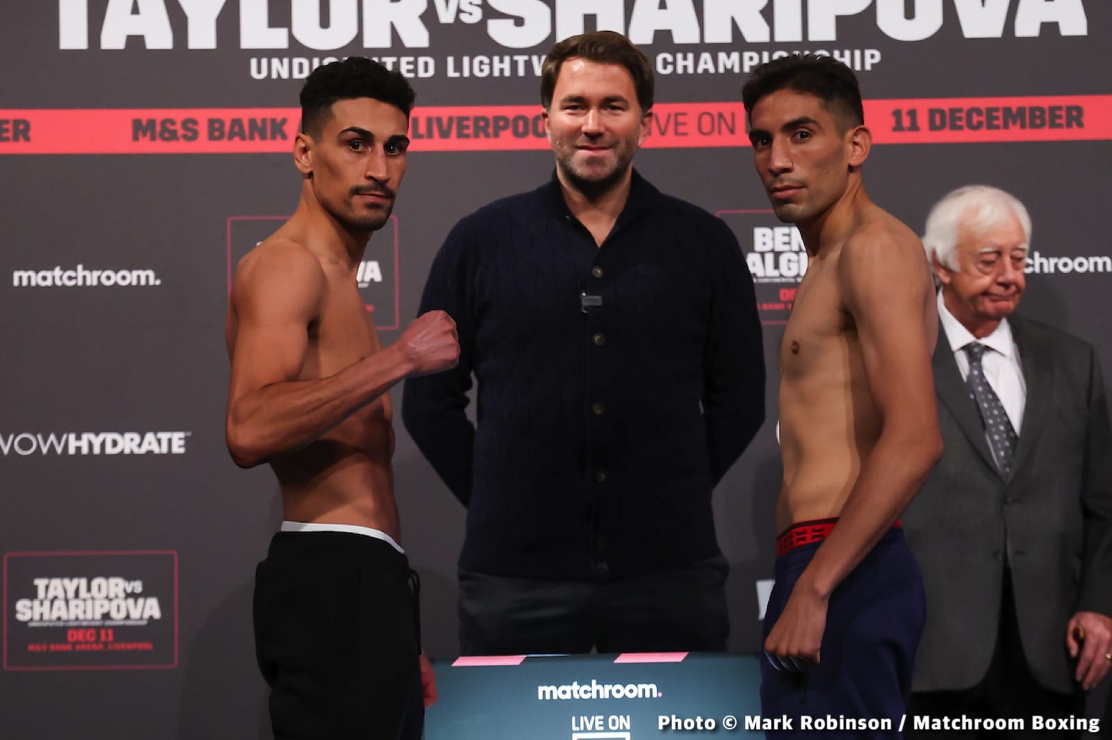 Image: Benn vs Algieri, Taylor vs Sharipova DAZN Weights & Photos