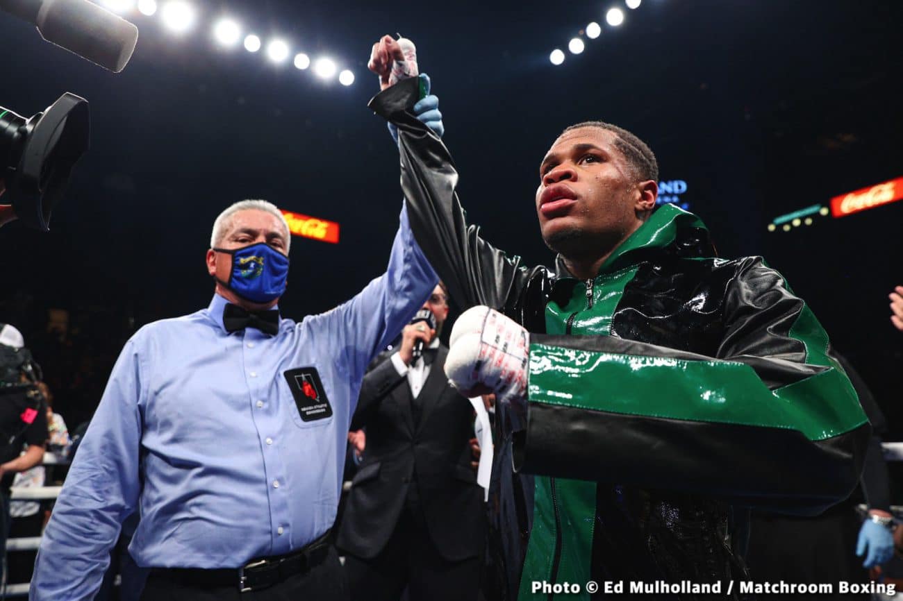 Image: Devin Haney will be a "Superstar overnight" after beating Kambosos says Eddie Hearn