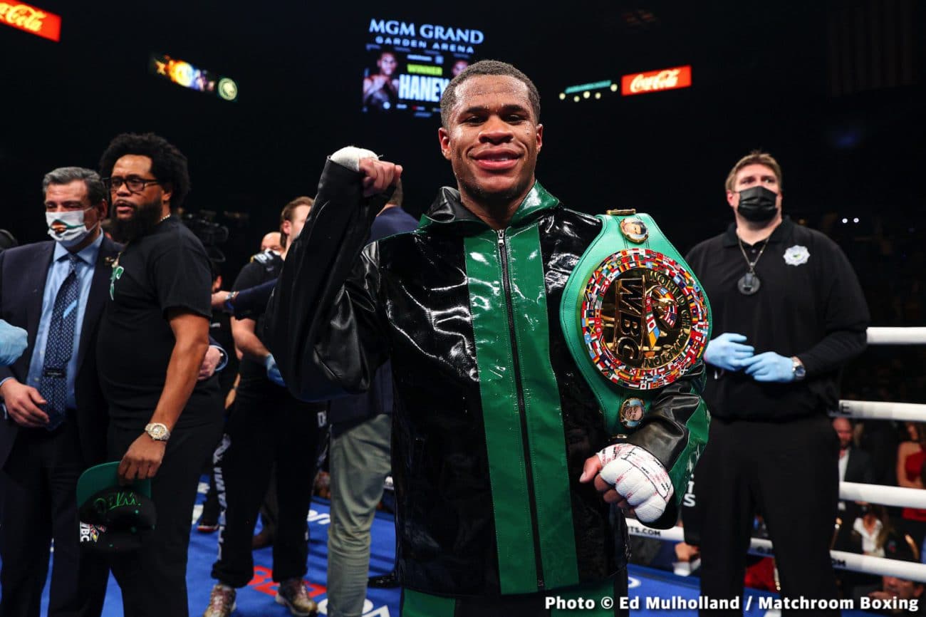 Image: Devin Haney WORRIED, asking fans to push for Kambosos fight for undisputed