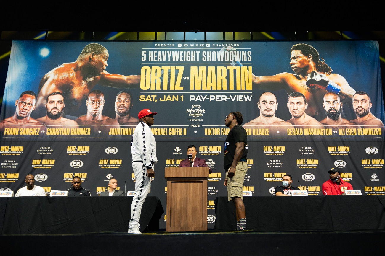 Image: Charles Martin predicting knockout of Luis Ortiz
