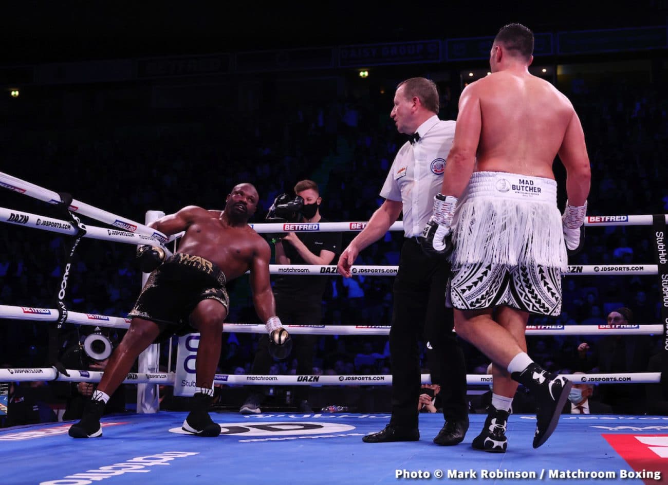 Joseph Parker, Derek Chisora boxing photo and news image
