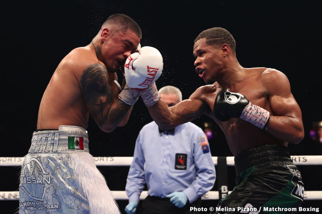 Devin Haney, Joseph Diaz Jr boxing photo and news image