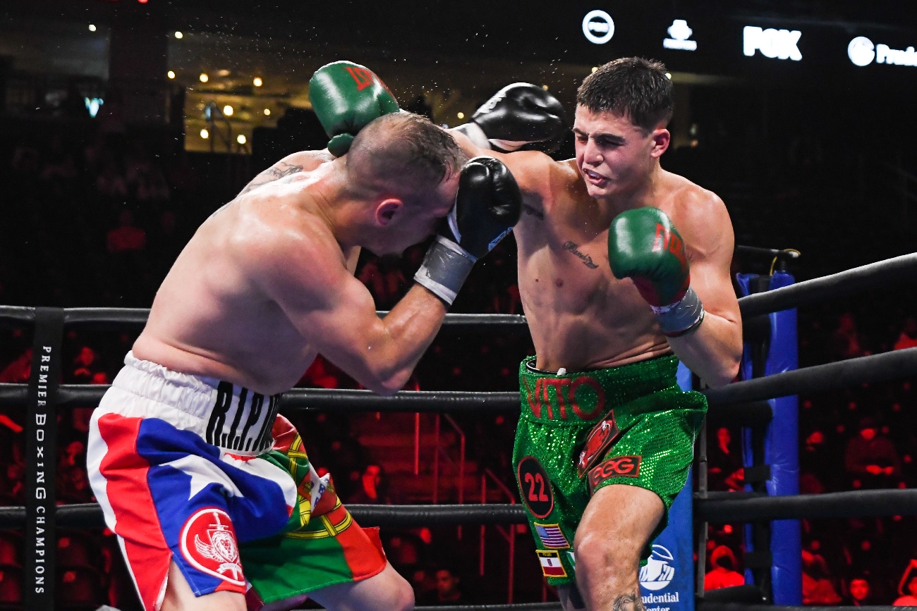 Image: Boxing Results: Vito “White Magic” Mielnicki, Jr. Stops Nicholas “Nice Nick” DeLomba!