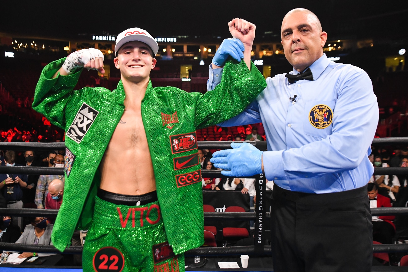 Image: Boxing Results: Vito “White Magic” Mielnicki, Jr. Stops Nicholas “Nice Nick” DeLomba!