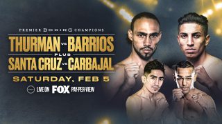 Thurman reveals Barrios fight is WBC 147 title eliminator on Feb.5th