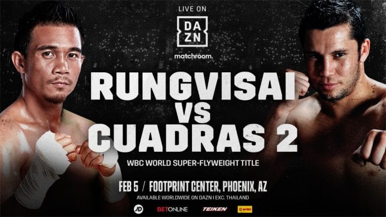 Image: Rungvisai vs. Cuadras 2 replaces Vargas vs. Smith in headliner on Feb.5th on DAZN