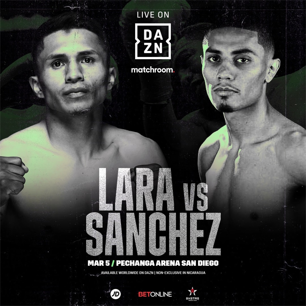 Image: Mauricio Lara vs. Emilio Sanchez on March 5th on DAZN in San Diego