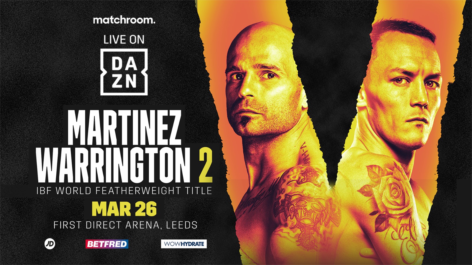 Image: Kiko Martinez vs Josh Warrington 2 on Saturday, March 26th on DAZN