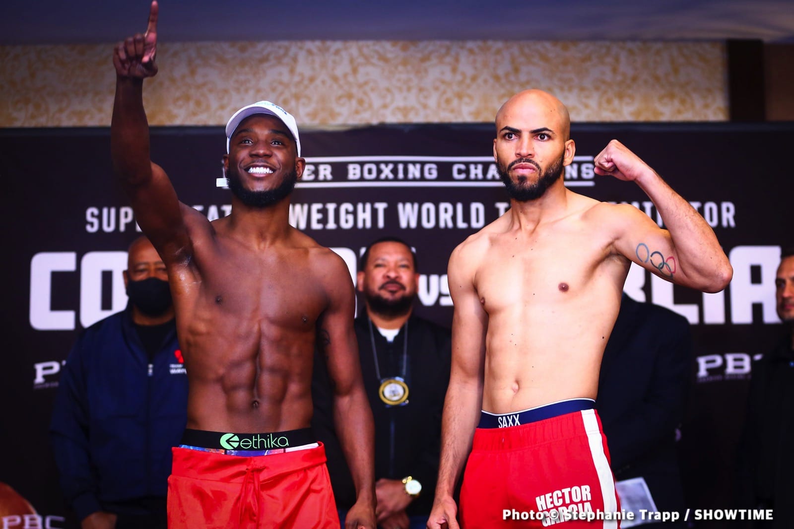 Image: Colbert Vs. Garcia Official Showtime Weights & Photos
