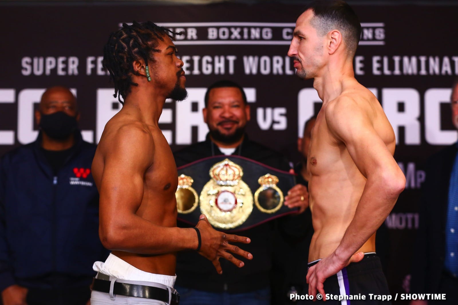 Image: Colbert Vs. Garcia Official Showtime Weights & Photos