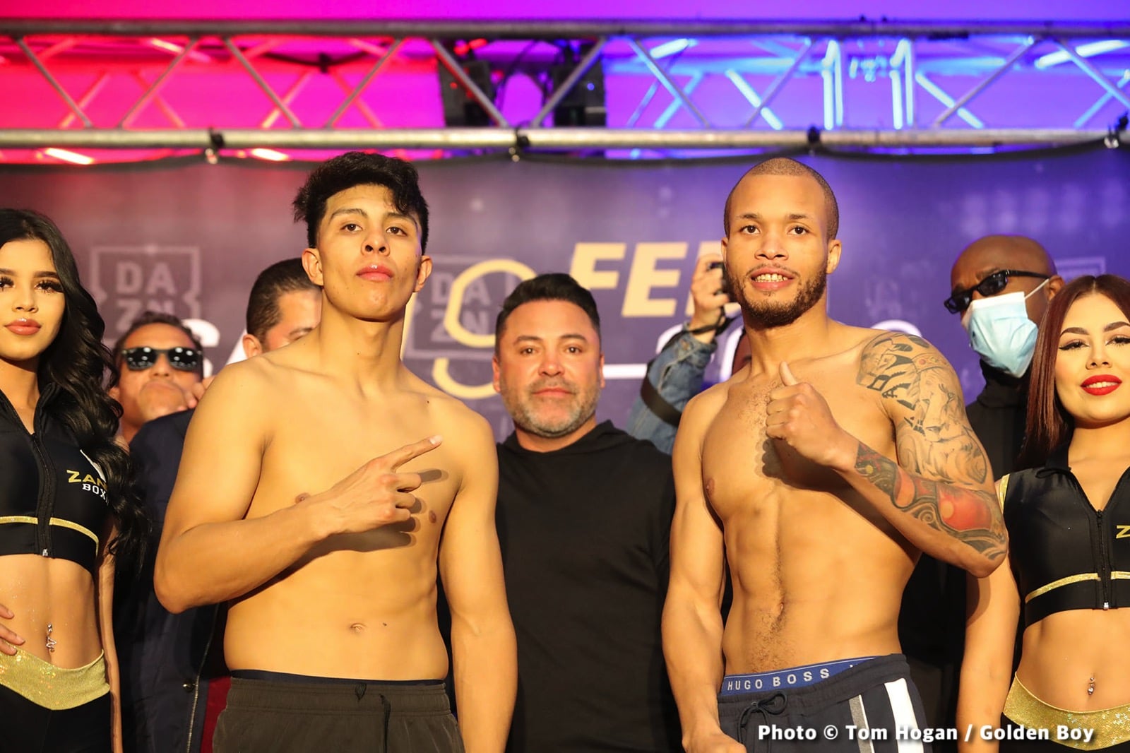 Image: Jamie Munguia vs. Ballard - Official DAZN Weights