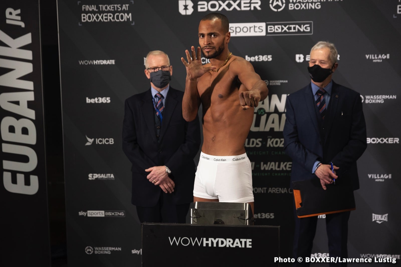 Image: Eubank Vs Williams, Shields vs Kozin Sky Sports Weigh In Results